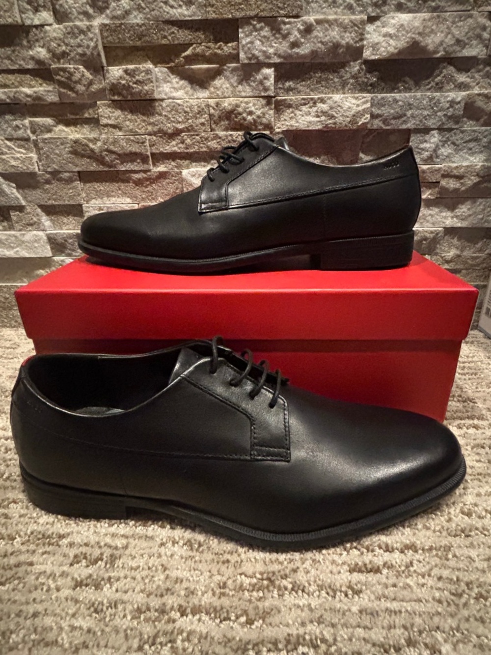HUGO Hugo Boss - Men’s Leather Derby Dress Shoes